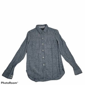 Lord & Taylor 100% Linen long sleeves shirt Sz XSP‎